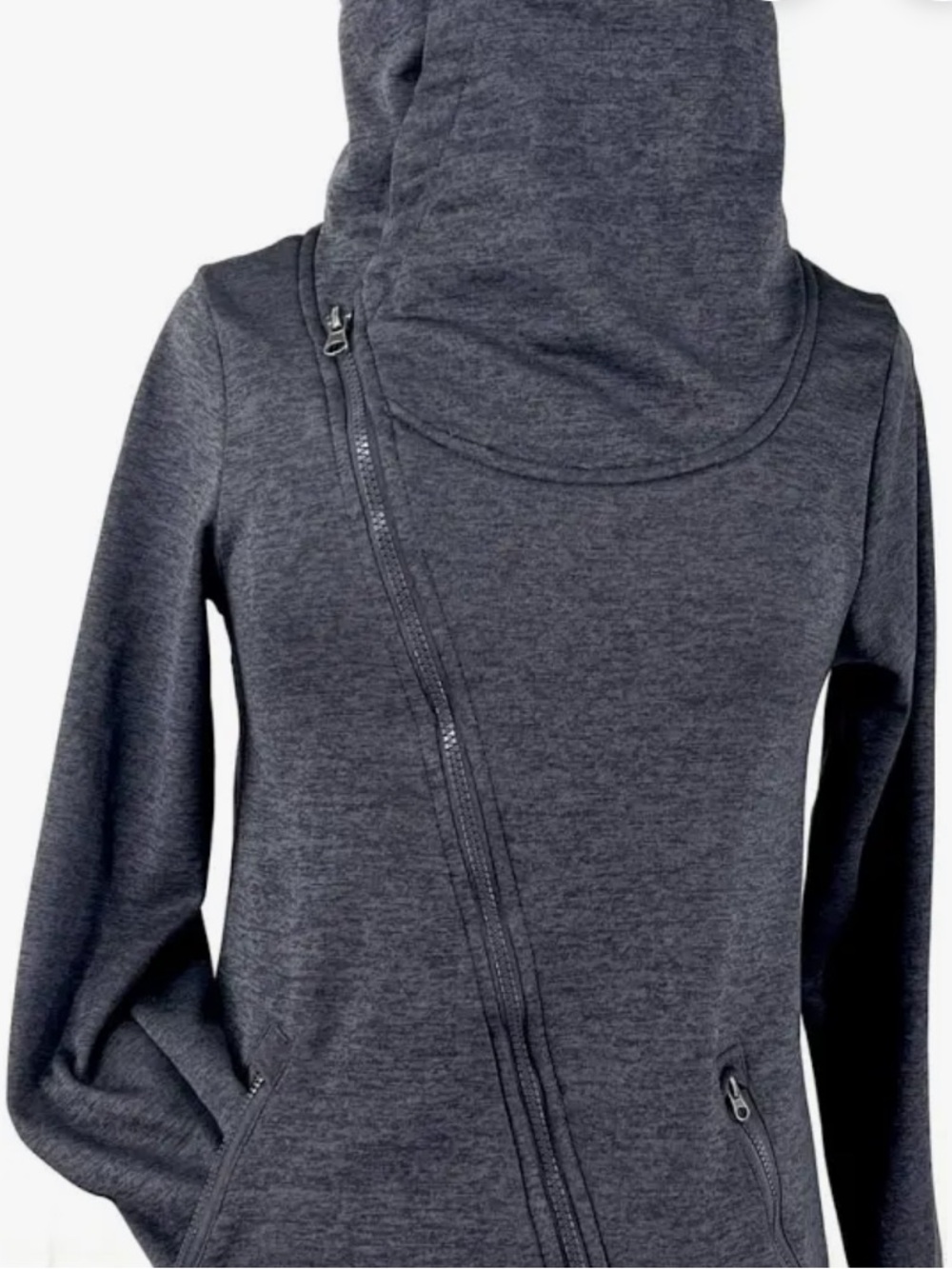 Champion C9 Duro cross zippered Asymmetrical Zip Funnel-Collar Hoodie jacket